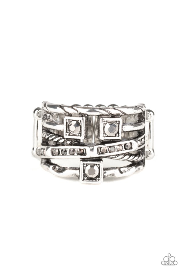 Couture Connoisseur - Silver - Paparazzi Ring Image