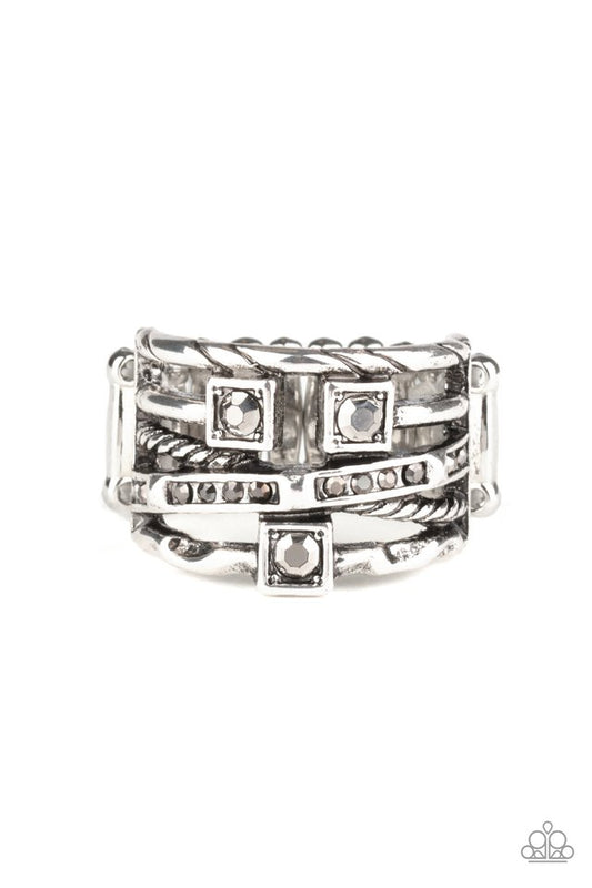 Couture Connoisseur - Silver - Paparazzi Ring Image