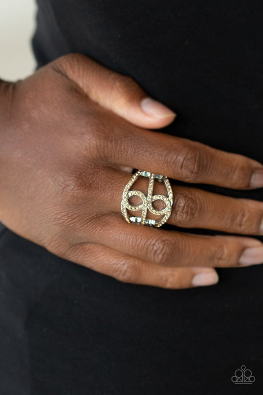 Fabulously Frosted - Brown - Paparazzi Ring Image