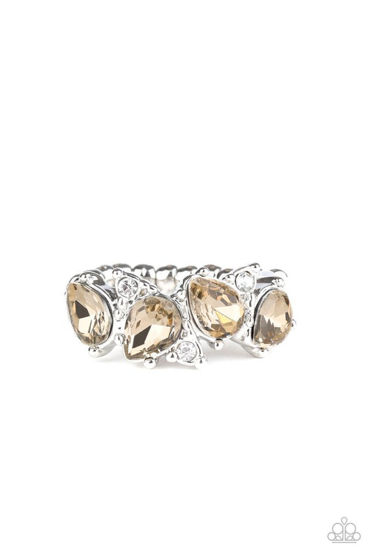 Majestically Modern - Brown - Paparazzi Ring Image