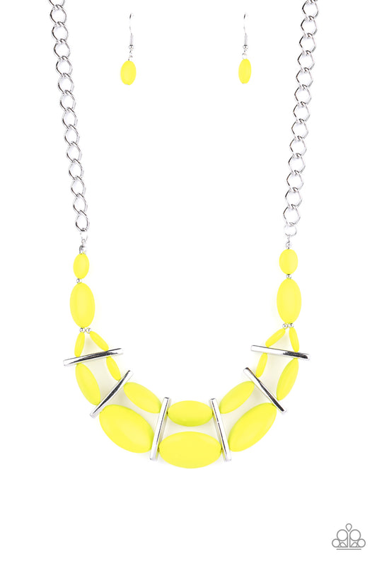 Paparazzi Necklace ~ Law of the Jungle - Yellow