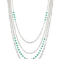 Flickering Lights - Green - Paparazzi Necklace Image