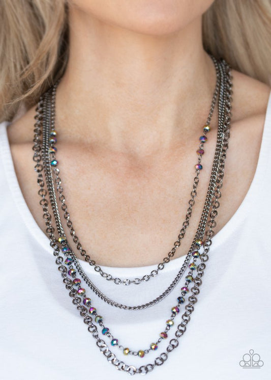 Flickering Lights - Multi - Paparazzi Necklace Image