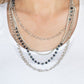 Flickering Lights - Blue - Paparazzi Necklace Image
