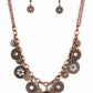 Meadow Masquerade - Copper - Paparazzi Necklace Image