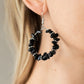 Going for Grounded - Black - Paparazzi Earring Image
