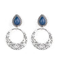 Exotic Escape - Blue - Paparazzi Earring Image