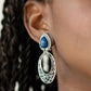 Exotic Escape - Blue - Paparazzi Earring Image