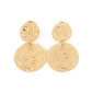 Relic Ripple - Gold - Paparazzi Earring Image