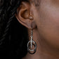 Fiercely Fashionable - Black - Paparazzi Earring Image