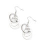 Fiercely Fashionable - Silver - Paparazzi Earring Image