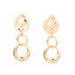 Reshaping Refinement - Gold - Paparazzi Earring Image