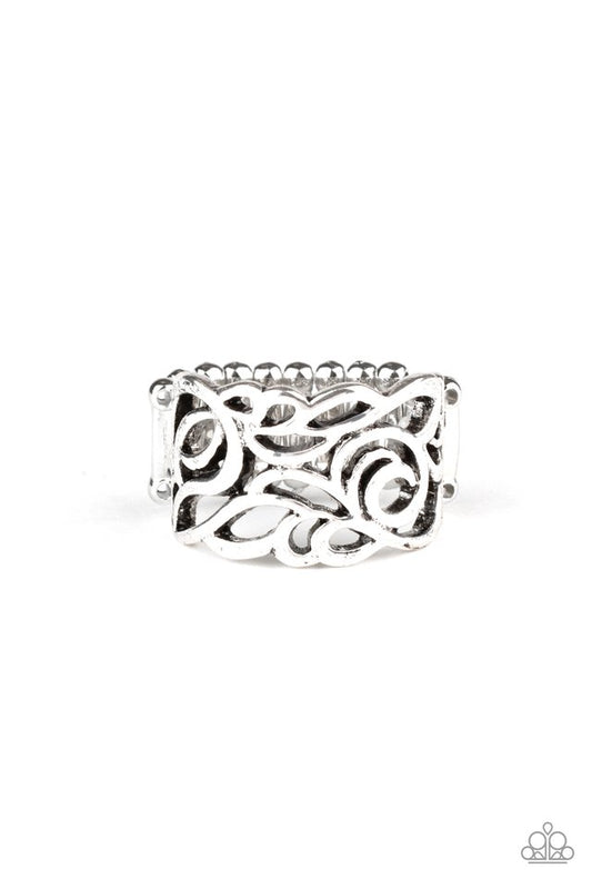 Ivy Leaguer - Silver - Paparazzi Ring Image