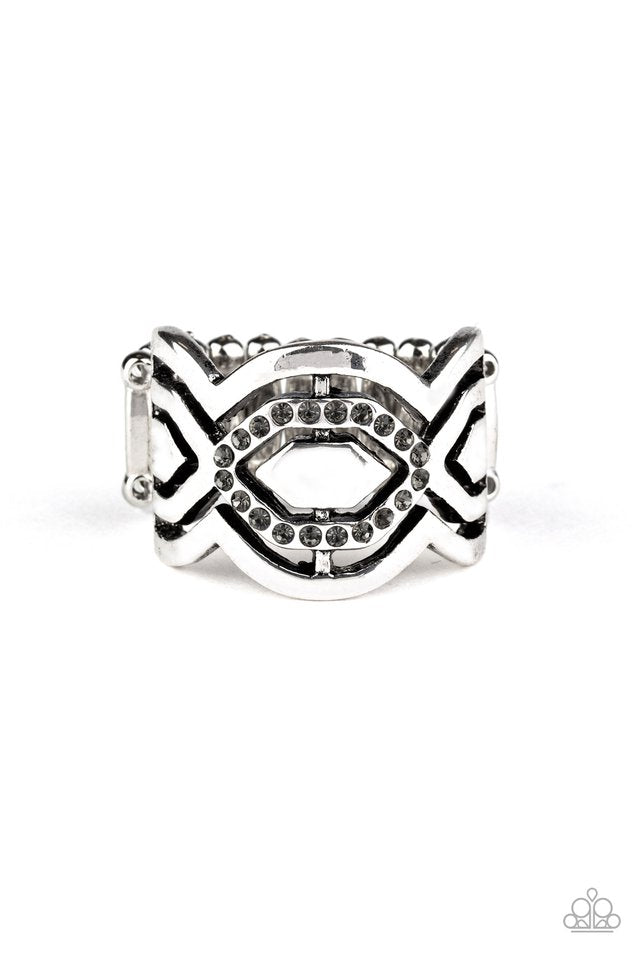 Divinely Deco - Silver - Paparazzi Ring Image