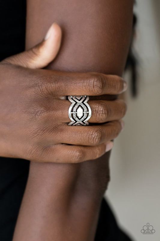 Divinely Deco - Silver - Paparazzi Ring Image