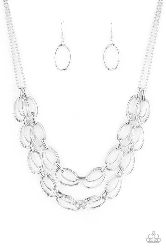 Status Quo - Silver - Paparazzi Necklace Image