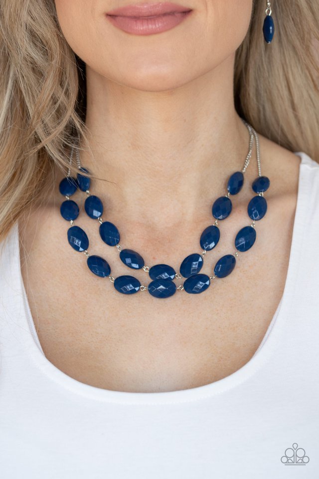 Max Volume - Blue - Paparazzi Necklace Image