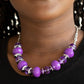 Hollywood Gossip - Purple - Paparazzi Necklace Image