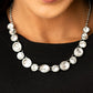 Girls Gotta Glow - White - Paparazzi Necklace Image