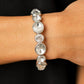 Still GLOWING Strong - White - Paparazzi Bracelet Image