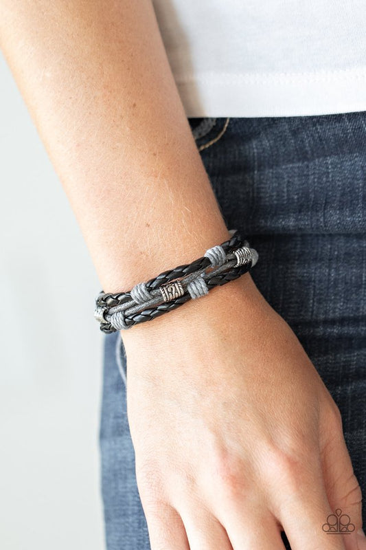 Really Rugged - Black - Paparazzi Bracelet Image