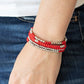 Stacked Showcase - Red - Paparazzi Bracelet Image