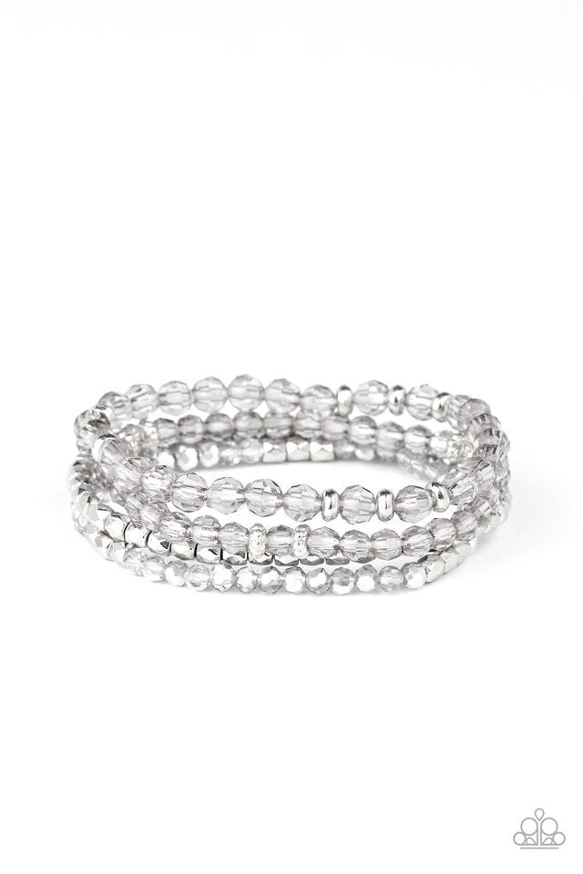 Crystal Crush - Silver - Paparazzi Bracelets Image