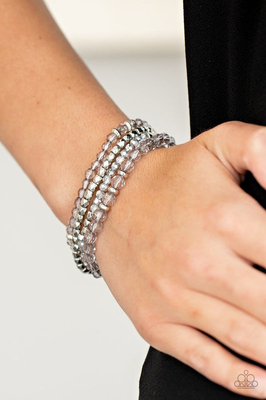 Crystal Crush - Silver - Paparazzi Bracelets Image