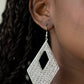 Woven Wanderer - Silver - Paparazzi Earring Image