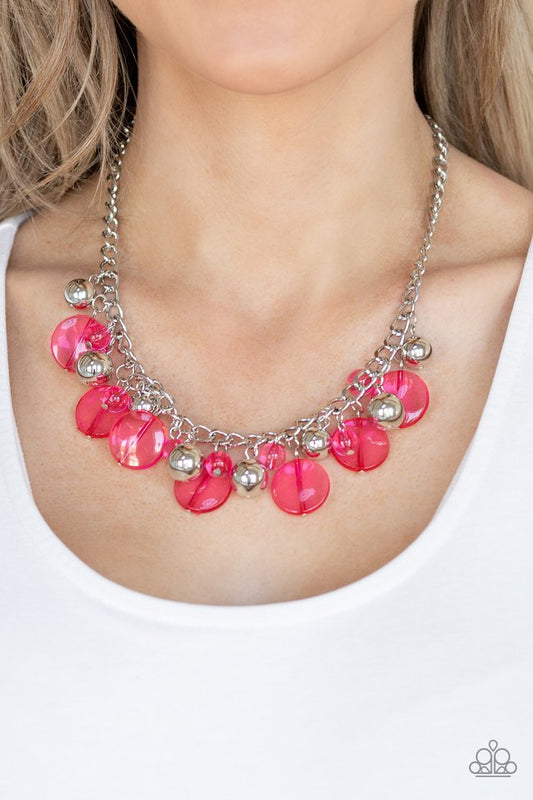 Gossip Glam - Pink - Paparazzi Necklace Image