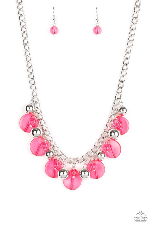 Gossip Glam - Pink - Paparazzi Necklace Image