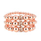 Icing On The Top - Copper - Paparazzi Bracelet Image