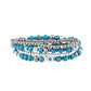 Stacked Style Maker - Blue - Paparazzi Bracelet Image