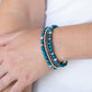 Stacked Style Maker - Blue - Paparazzi Bracelet Image