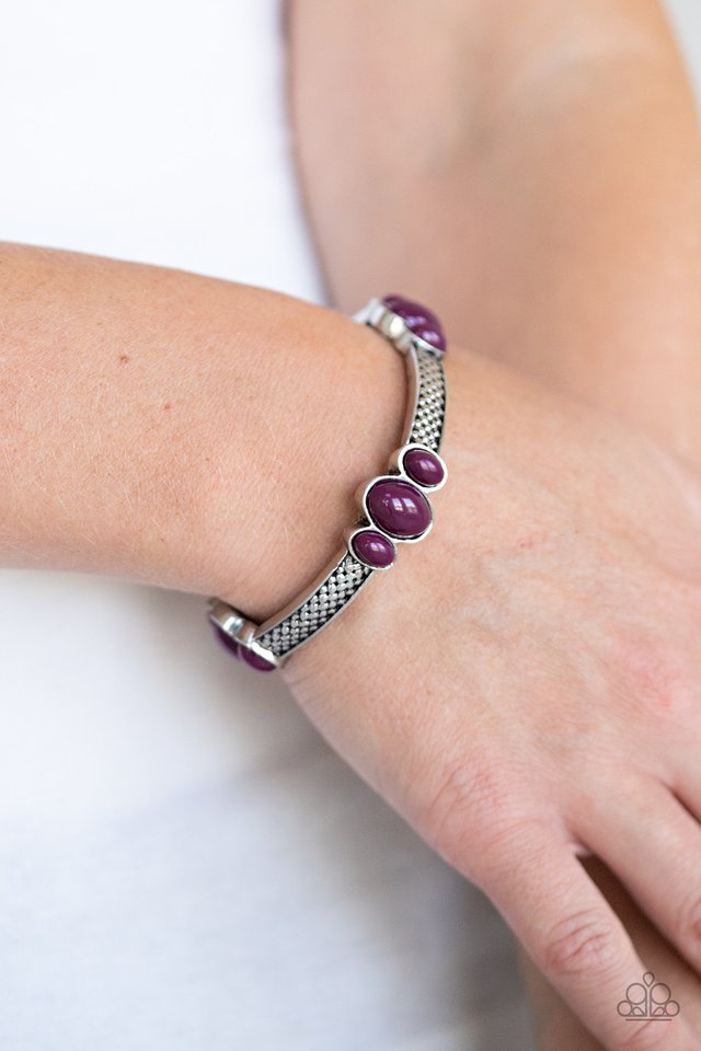 Instant Zen - Purple - Paparazzi Bracelet Image