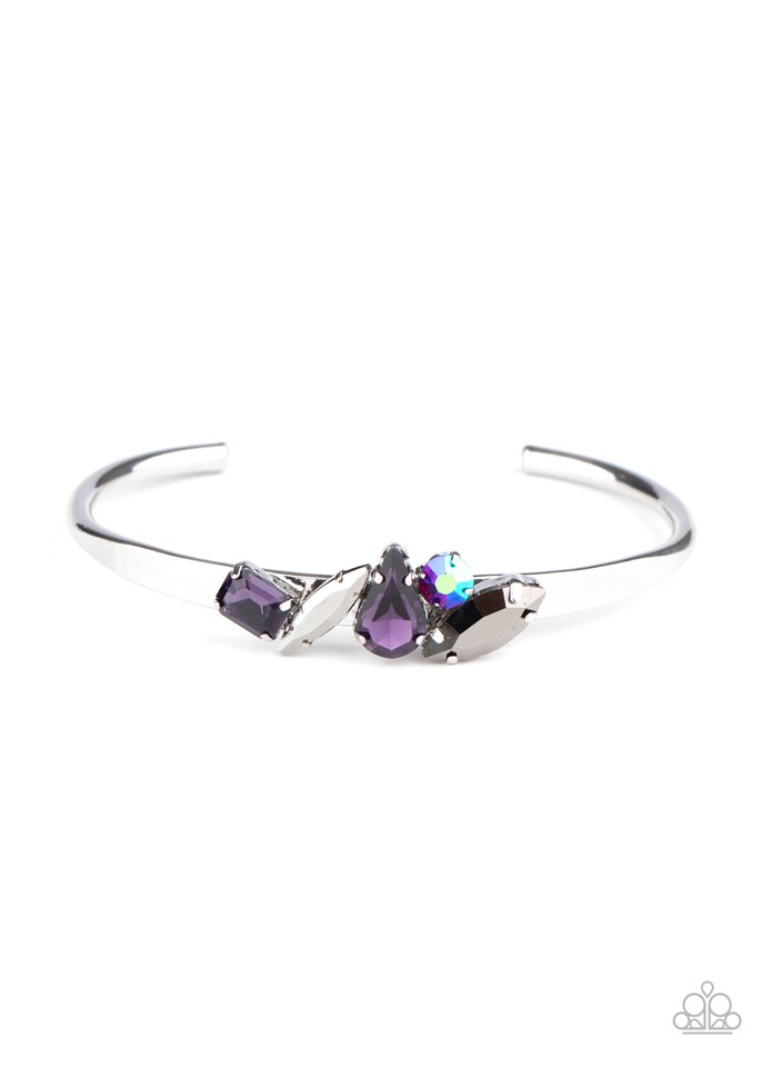 Gemstone Grotto - Purple - Paparazzi Bracelet Image