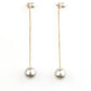 Extended Elegance - Gold - Paparazzi Earring Image