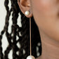 Extended Elegance - Gold - Paparazzi Earring Image