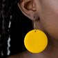 Natural Novelty - Yellow - Paparazzi Earring Image