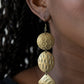 Mixed Movement - Brass - Paparazzi Earring Image