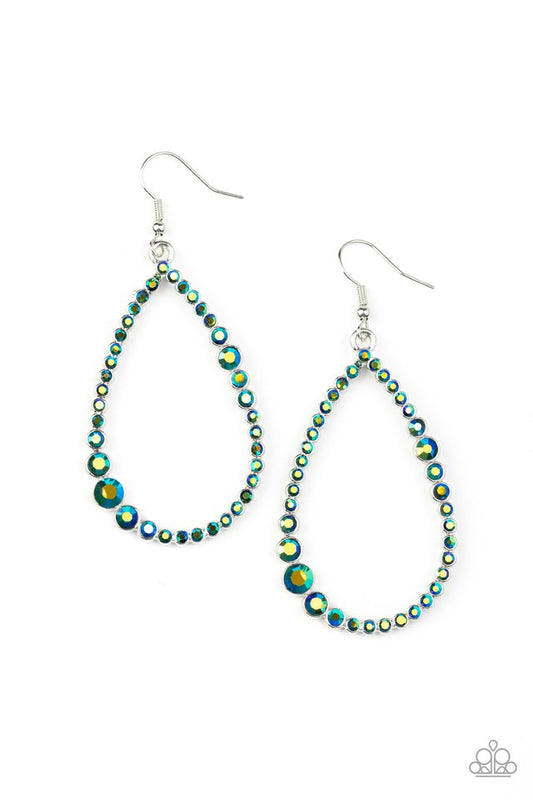 Diva Dimension - Green - Paparazzi Earring Image