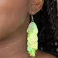 Stellar In Sequins - Green - Paparazzi Earring Image