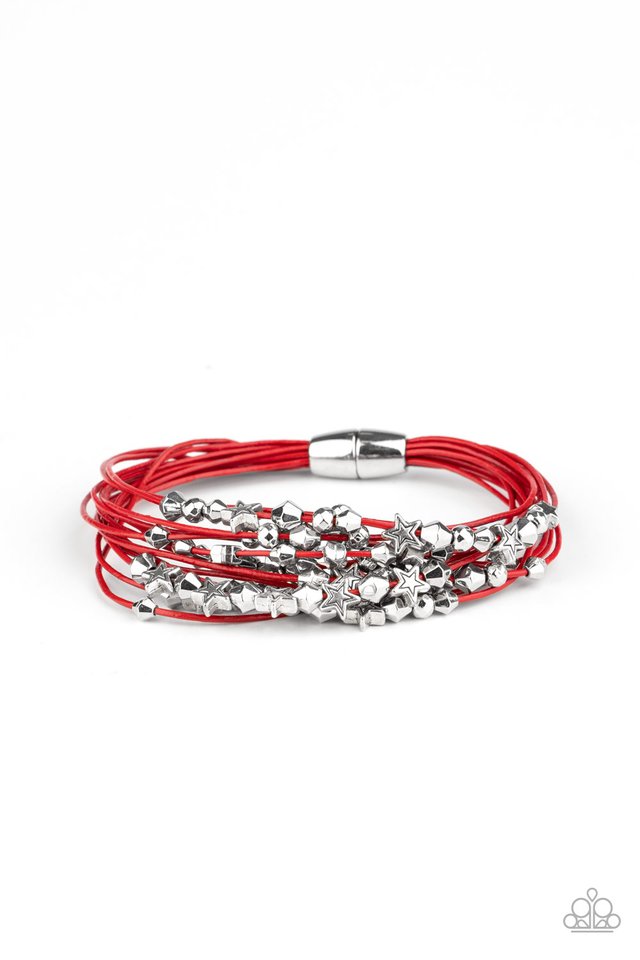 Star-Studded Affair - Red - Paparazzi Bracelet Image