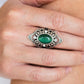 Elegantly Enchanted - Green - Paparazzi Ring Image