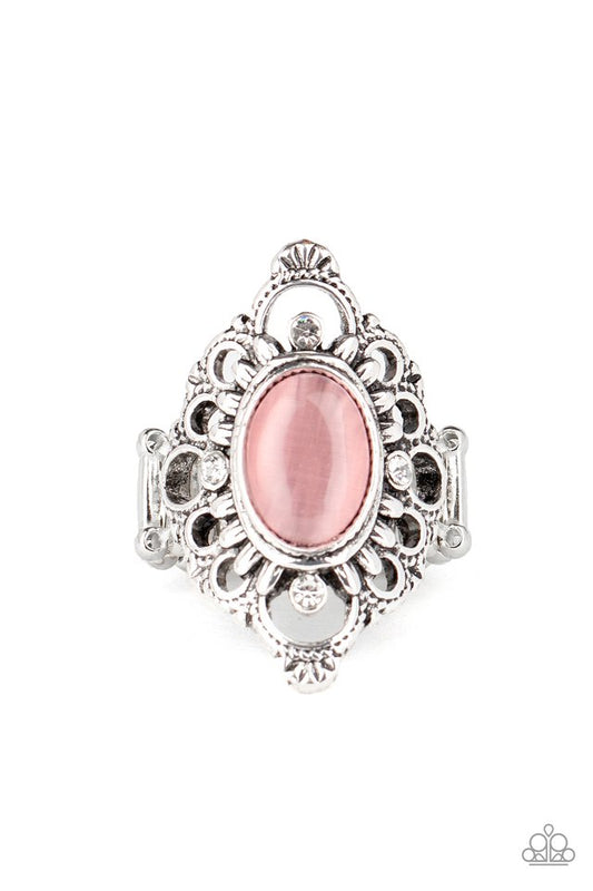 Elegantly Enchanted - Pink - Paparazzi Ring Image