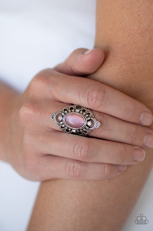 Elegantly Enchanted - Pink - Paparazzi Ring Image