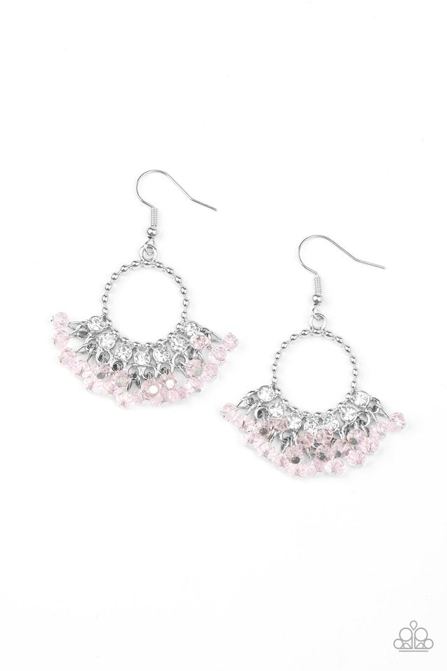 Charmingly Cabaret - Pink - Paparazzi Earring Image