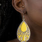 Loud and Proud - Yellow - Paparazzi Earring Image