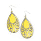 Loud and Proud - Yellow - Paparazzi Earring Image