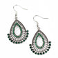 Castle Collection - Green - Paparazzi Earring Image